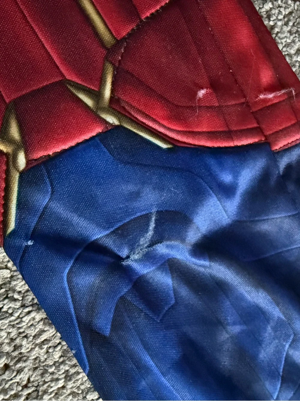 Captain Marvel Kids Superhero Costume - Blue & Red - Picture 5 of 13
